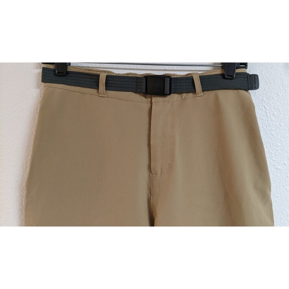 NEW~Kid's COLUMBIA OMNI-SHIELD Nylon Stretch Khaki Belted Long Pants Youths LG - Picture 2 of 13